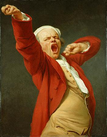 Joseph Ducreux Yawning Sweden oil painting art